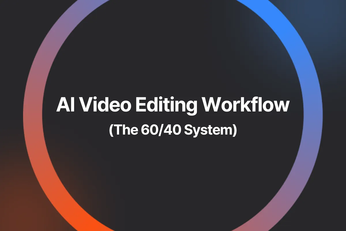 AI Video Editing Workflow: Descript + Underlord (60/40 System)