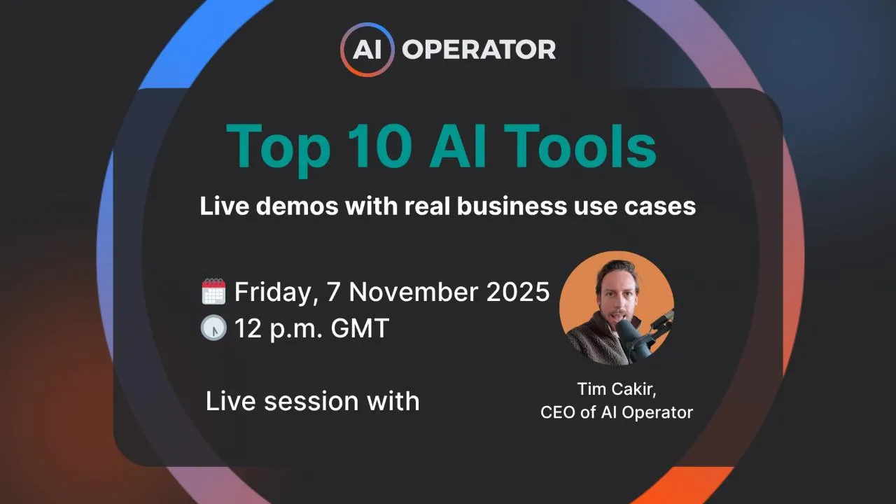 Top 10 AI Tools: Live demos with real business use cases