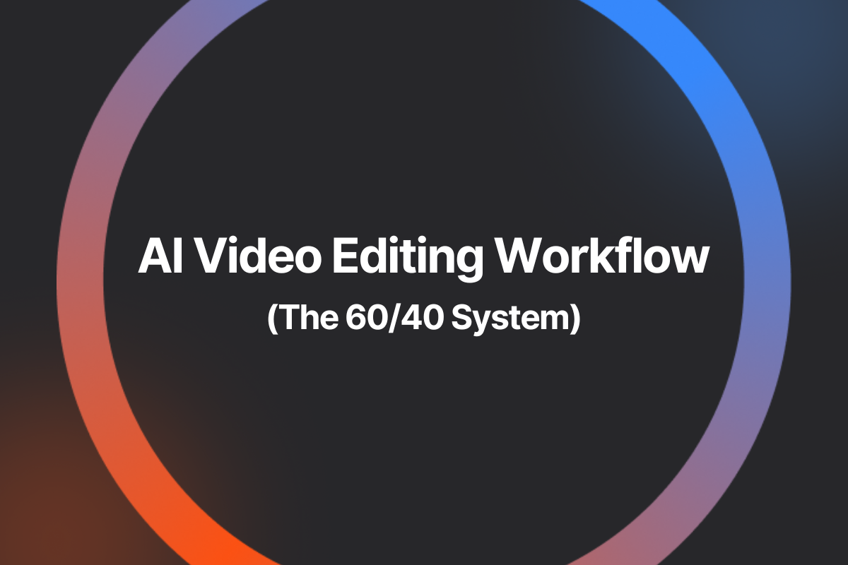 AI Video Editing Workflow: Descript + Underlord (60/40 System)